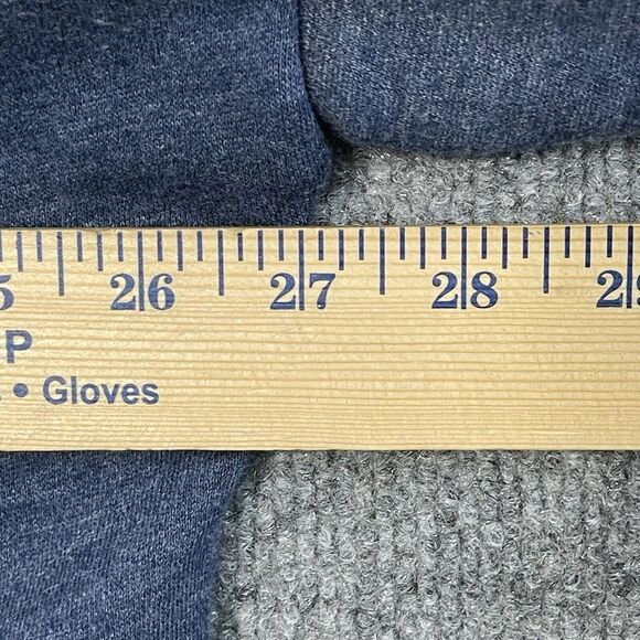 Under Armour Project Rock Fleece Long Sleeve Crop Hoodie Women Size Large Blue - Picture 6 of 7